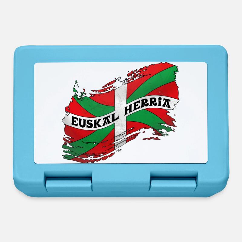 Drapeau Basque - Boîte à goûter - bleu saphir