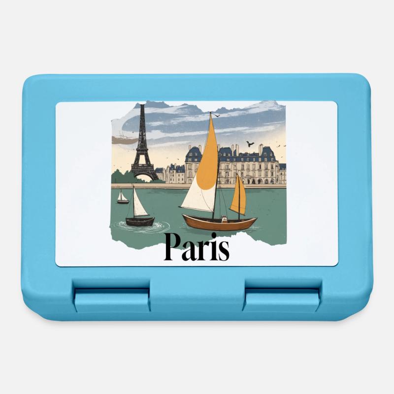 Paris - Boîte à goûter - bleu saphir