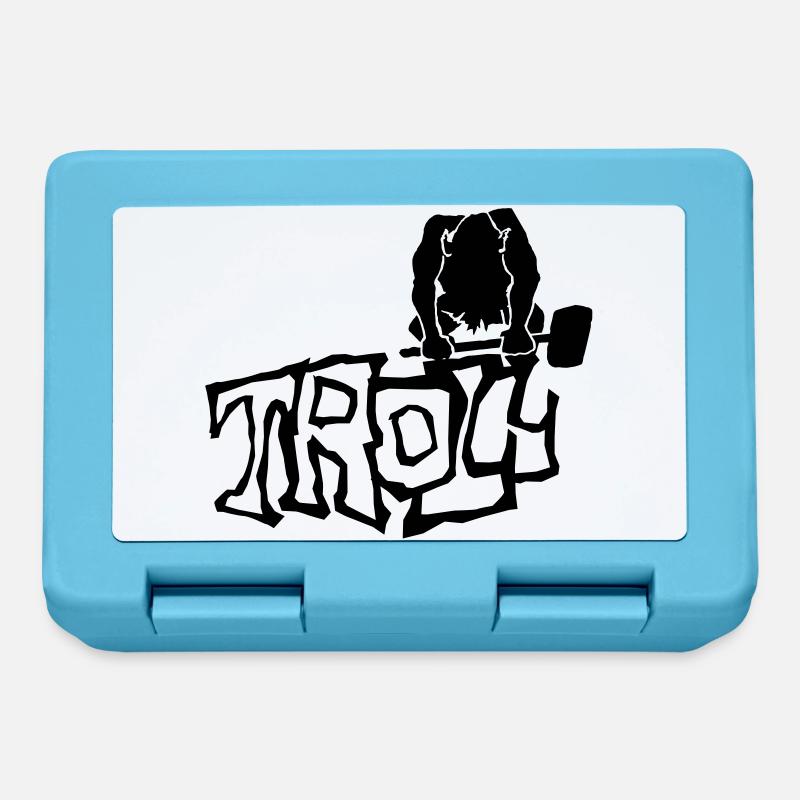 Troll - Brotdose - Saphirblau