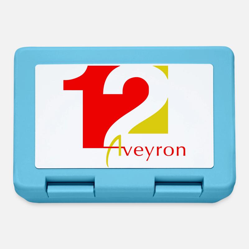 Aveyron - Boîte à goûter - bleu saphir
