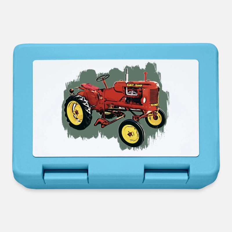 Traktor M H Pony - Brotdose - Saphirblau