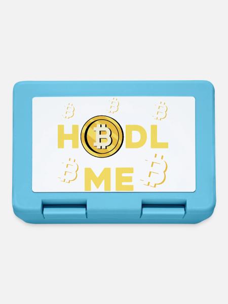 HODL ME Bitcoin Logo - Brotdose - Saphirblau