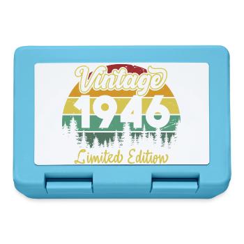 Vintage 1946 Vintage Cadeau d’anniversaire Rétro - Boîte à goûter - bleu saphir - Devant