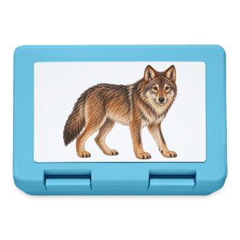 Wolf - Brotdose - Saphirblau - Vorne