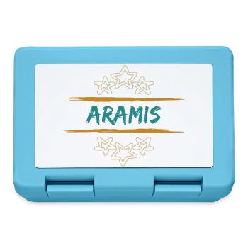 Geschenk für Aramis - Brotdose - Saphirblau - Vorne