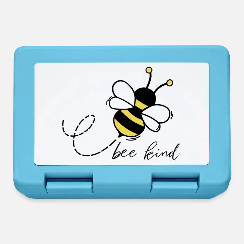 Bee kind - Lunchbox - sapphire blue