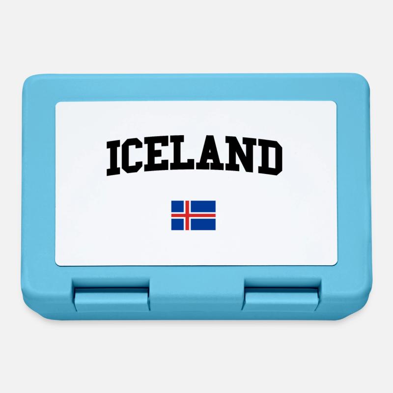 ISLANDE - Boîte à goûter - bleu saphir