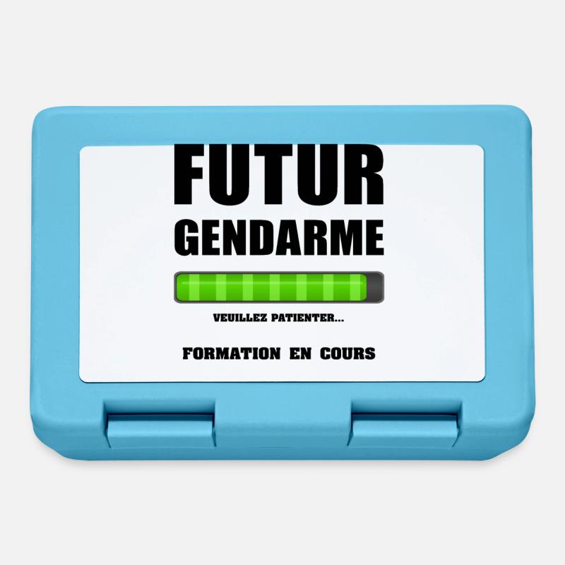 FUTUR GENDARME - Boîte à goûter - bleu saphir