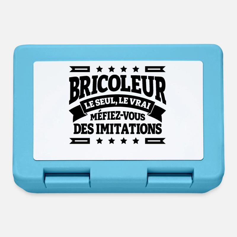 LE VRAI BRICOLEUR - Boîte à goûter - bleu saphir