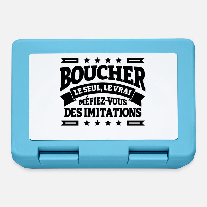 BOUCHER - Boîte à goûter - bleu saphir