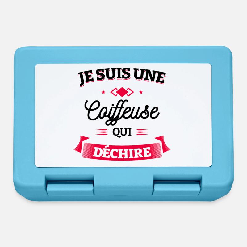 COIFFEUSE QUI DÉCHIRE - Boîte à goûter - bleu saphir