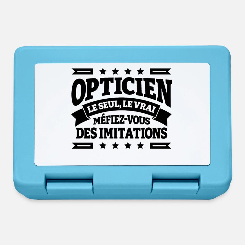 OPTICIEN LE SEUL LE VRAI - Boîte à goûter - bleu saphir