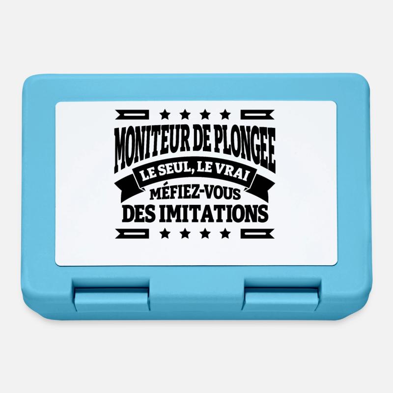 MONITEUR DE PLONGEE LE SEUL LE VRAI - Boîte à goûter - bleu saphir