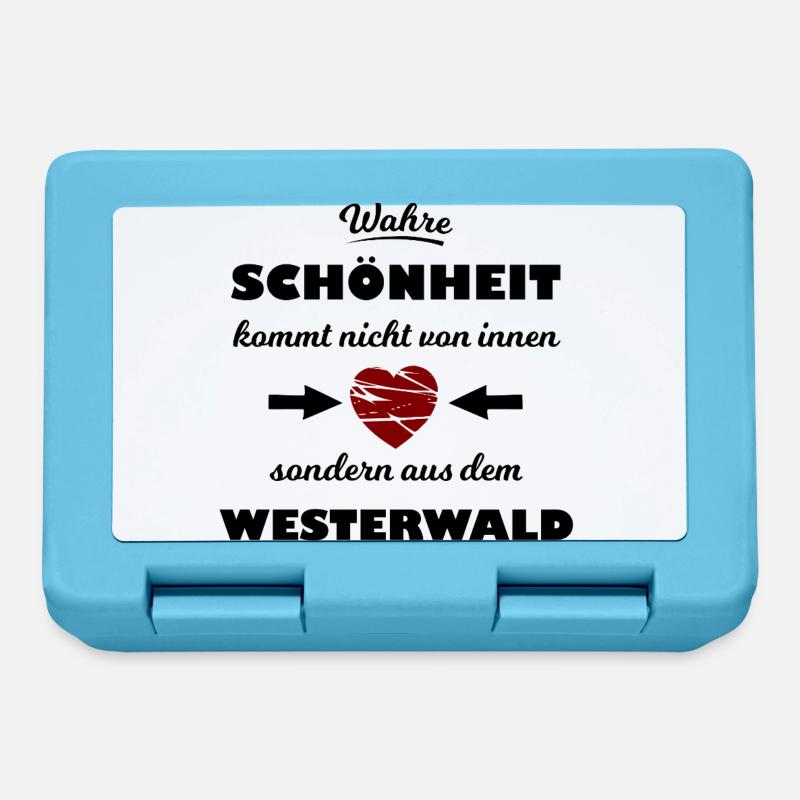 Beauté dans le Westerwald - Boîte à goûter - bleu saphir