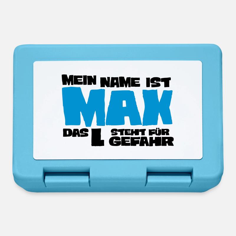 max - Brotdose - Saphirblau