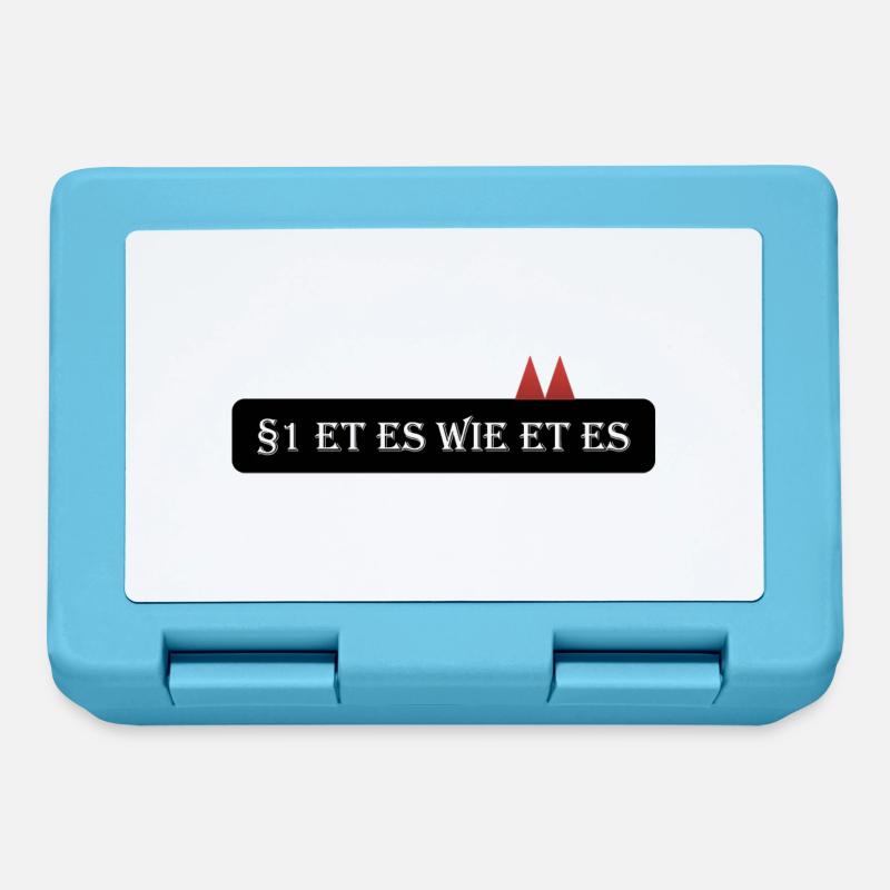 Article 1: Et comme et. - Et Kölsche - Boîte à goûter - bleu saphir