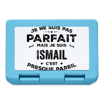 Ismail – Un Prénom, Une Légende Drôle et Fière - Boîte à goûter - bleu saphir - Devant