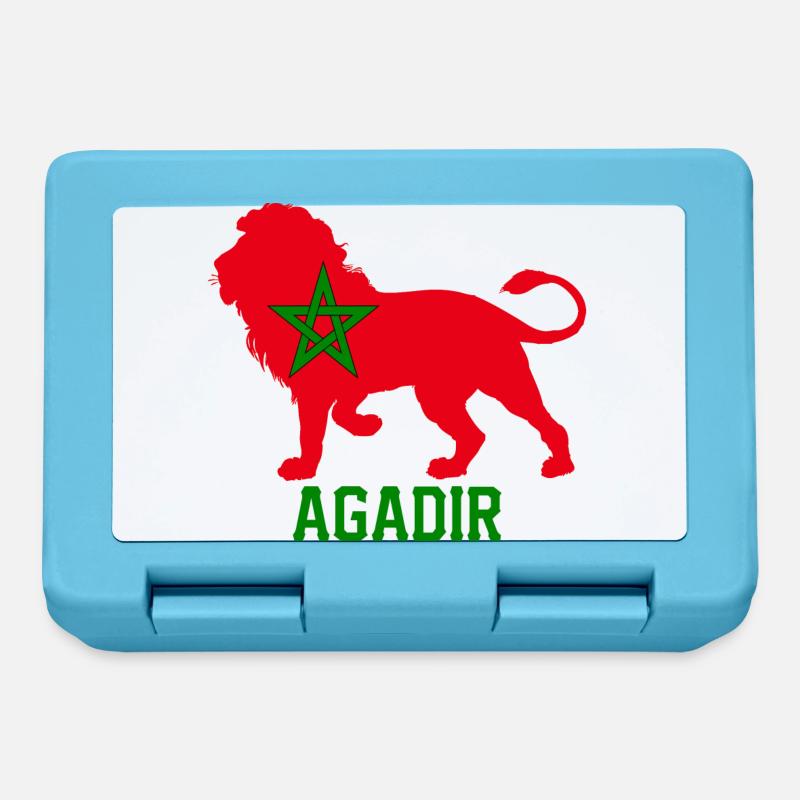 AGADIR - Boîte à goûter - bleu saphir
