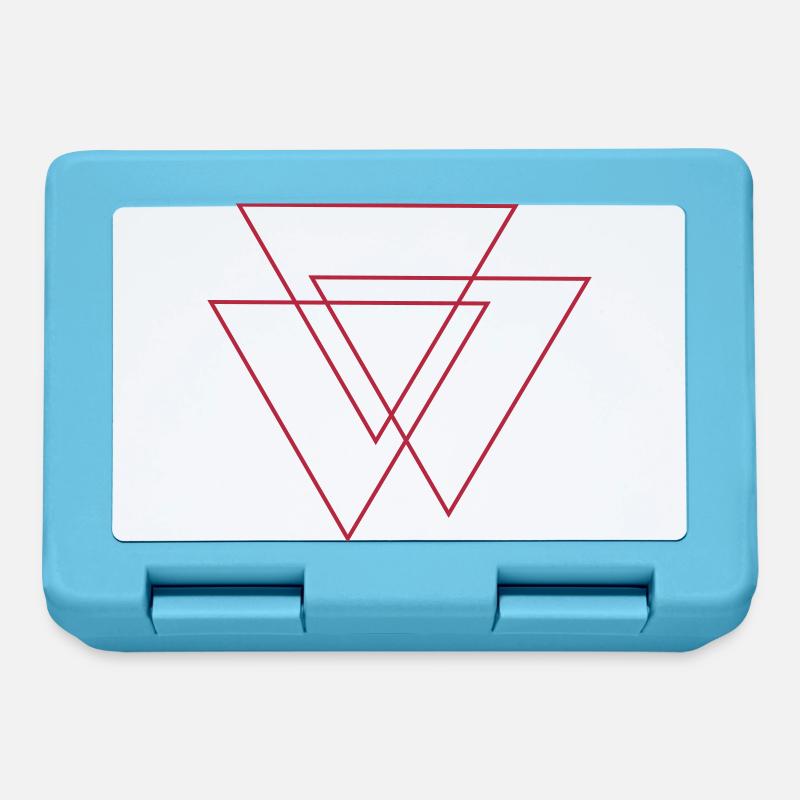 triangles Valknut - Brotdose - Saphirblau