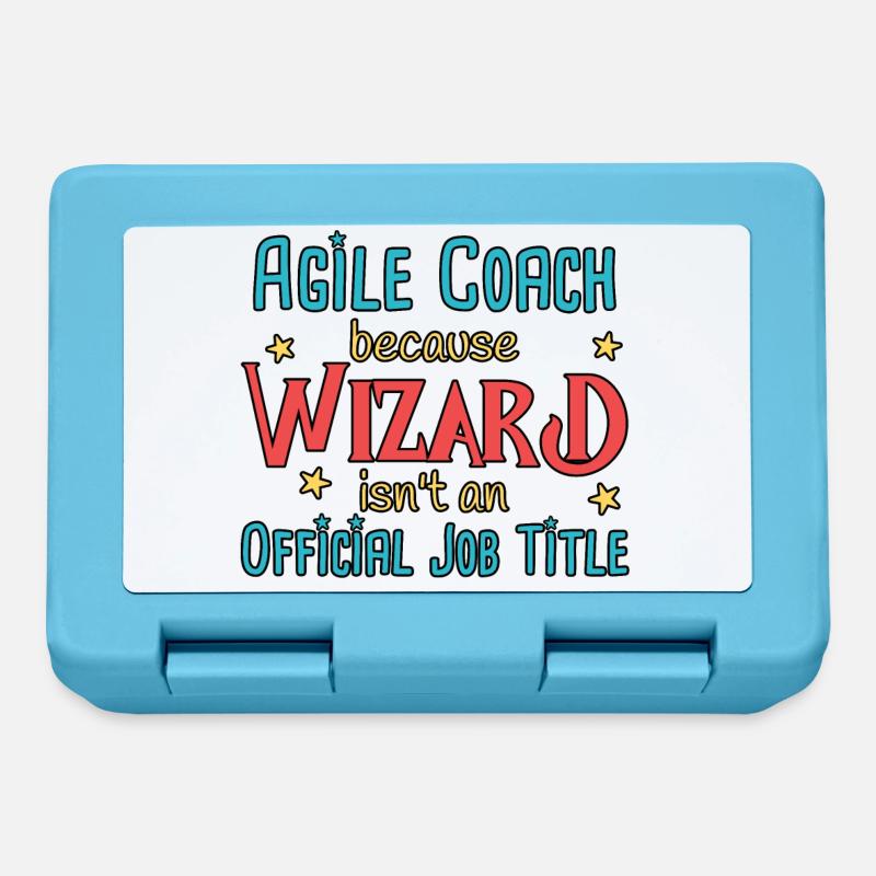 Agile Coach Wizard - Brotdose - Saphirblau
