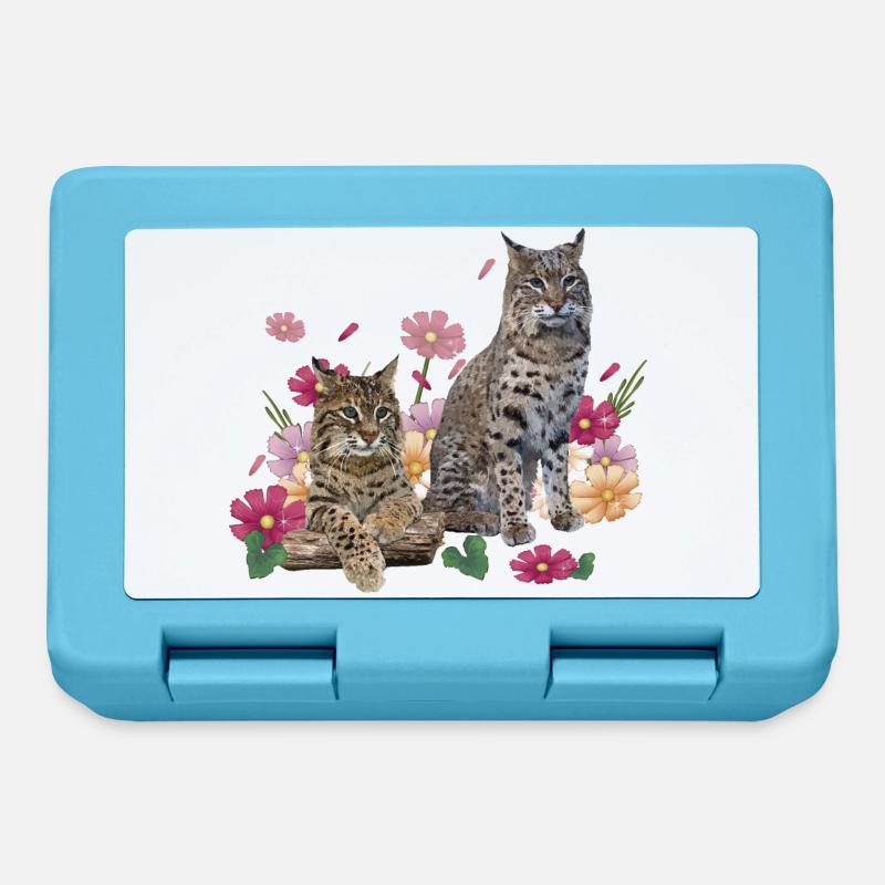 Lynx - Boîte à goûter - bleu saphir
