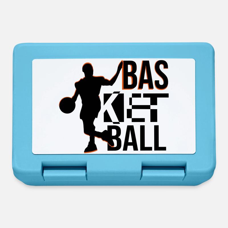 basketball - Boîte à goûter - bleu saphir