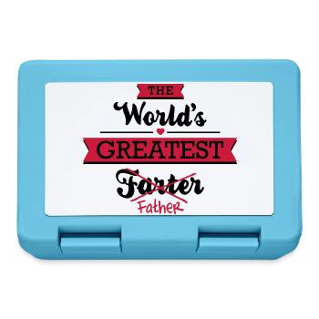 The world's greatest farter/father - Brotdose - Saphirblau - Vorne
