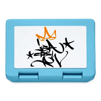 Graffiti Tag JGA Crew King 02 2C - Brotdose - Saphirblau - Vorne