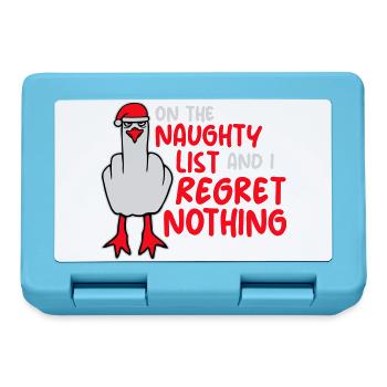 On the naughty list and I regret nothing Böse Möwe - Lunchbox - sapphire blue - Front