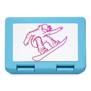 A motif only for snowboards for women - Lunchbox - sapphire blue - Front