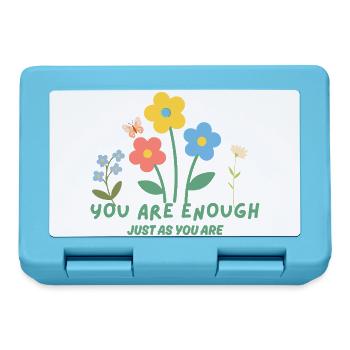 You are enough - Just as you are - Brotdose - Saphirblau - Vorne