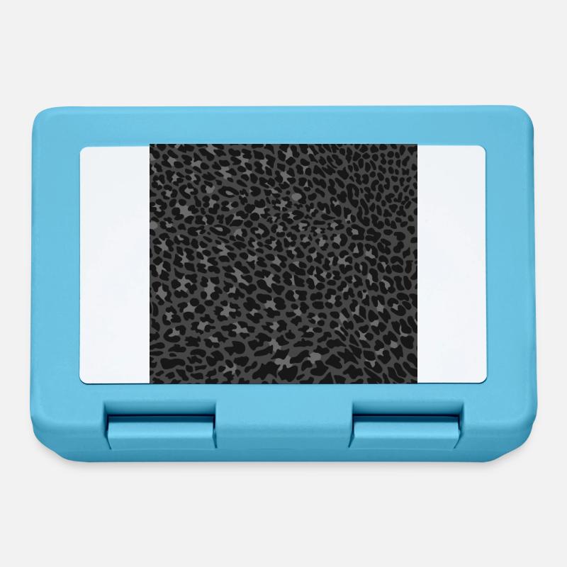 SCHWARZER LEOPARD - Brotdose - Saphirblau