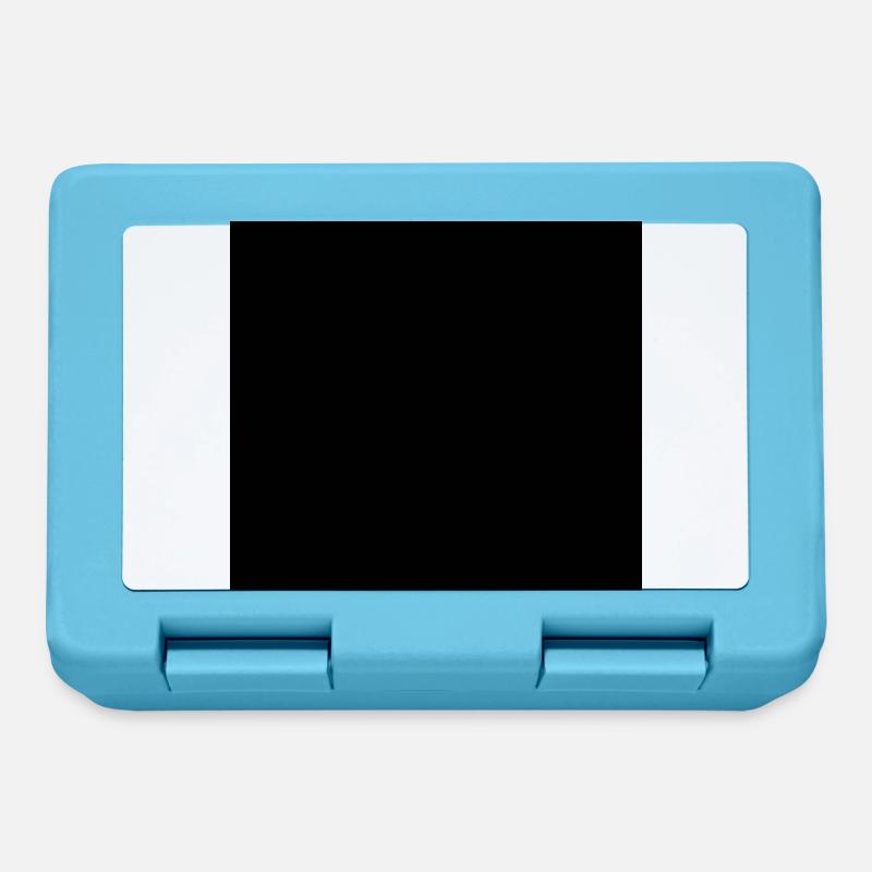Black background can be personalized - Lunchbox - sapphire blue