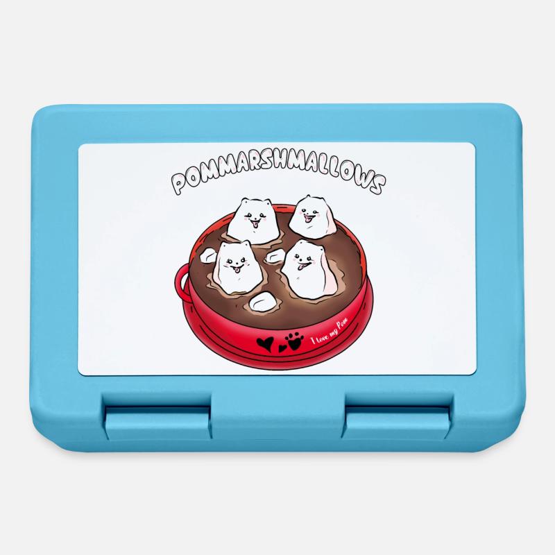 Pommarshmellow - Boîte à goûter - bleu saphir