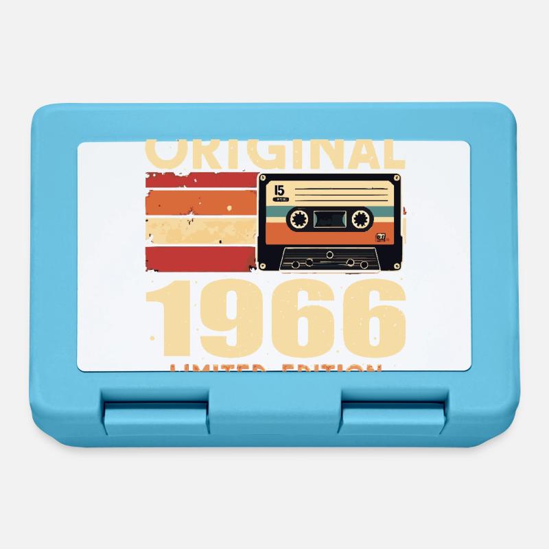 Geburtstag 1966 - Legendär Seit 1966 Geschenk 1966 - Brotdose - Saphirblau