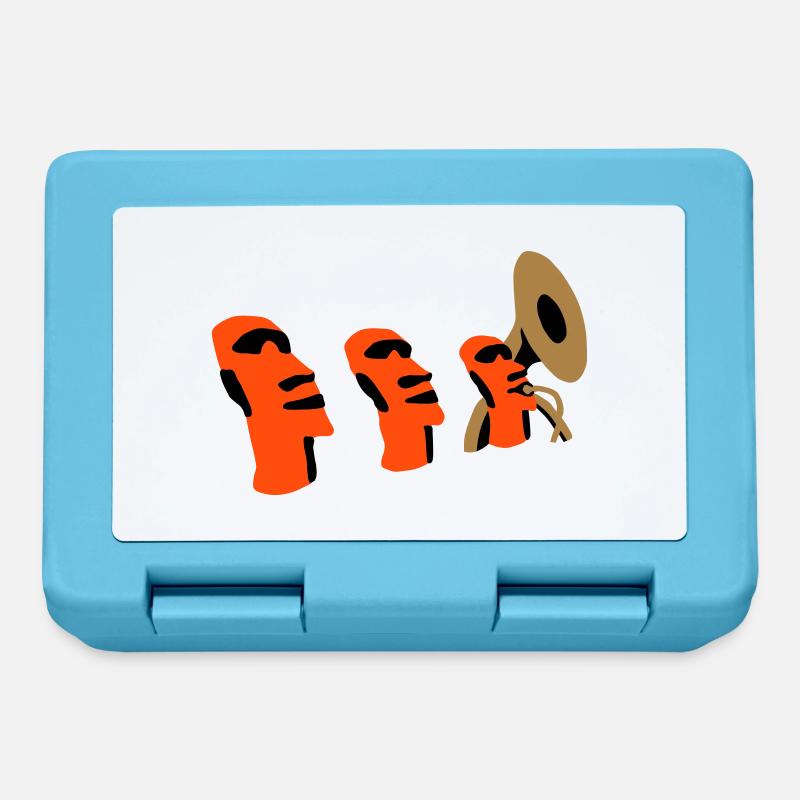 sousaphone rapa nui - Boîte à goûter - bleu saphir