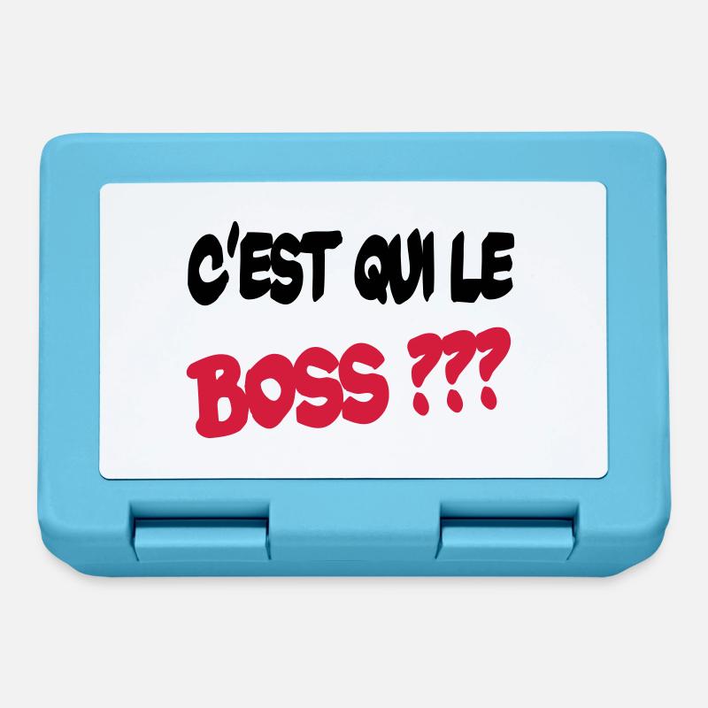 C'est qui le boss ? - Brotdose - Saphirblau