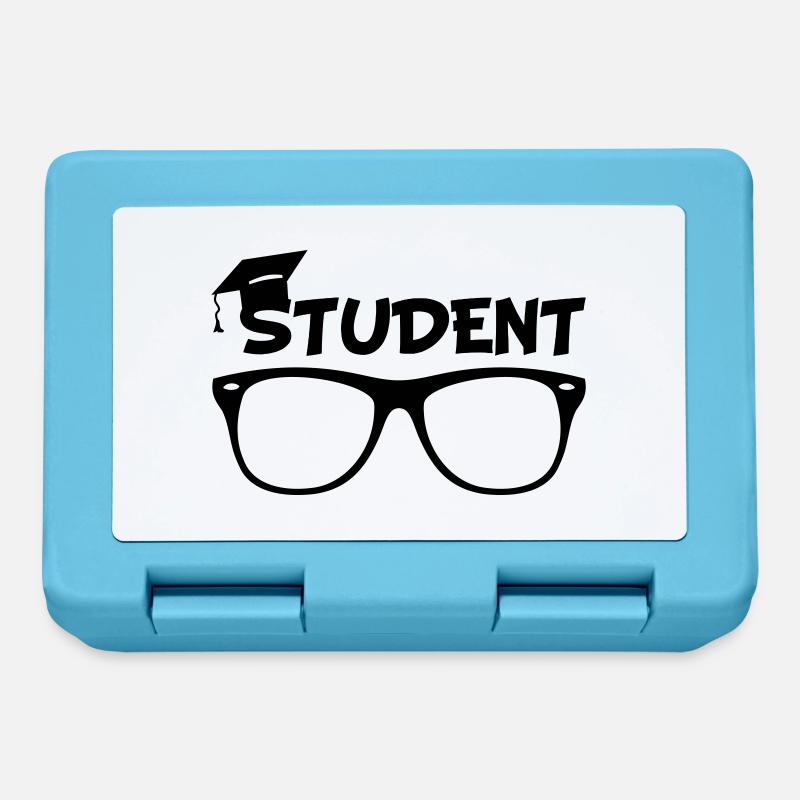 student - Brotdose - Saphirblau
