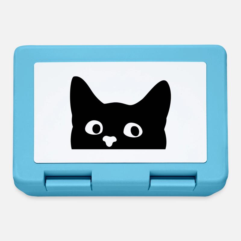 Cat - Lunchbox - sapphire blue