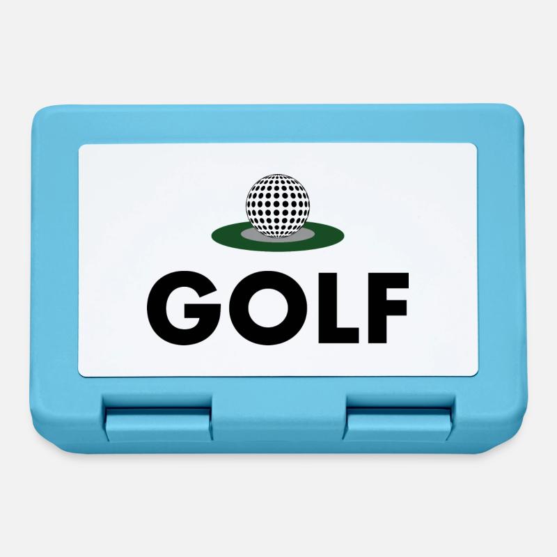 Golfeurs - Boîte à goûter - bleu saphir