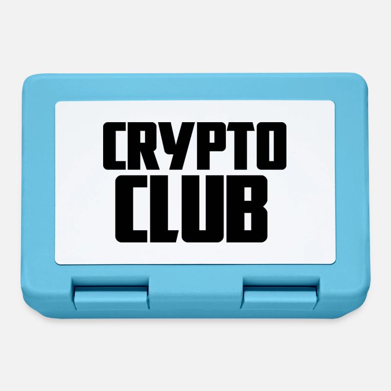 crypto club - Boîte à goûter - bleu saphir