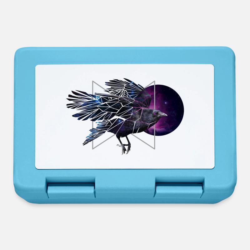 Corbeau de l’espace - Boîte à goûter - bleu saphir