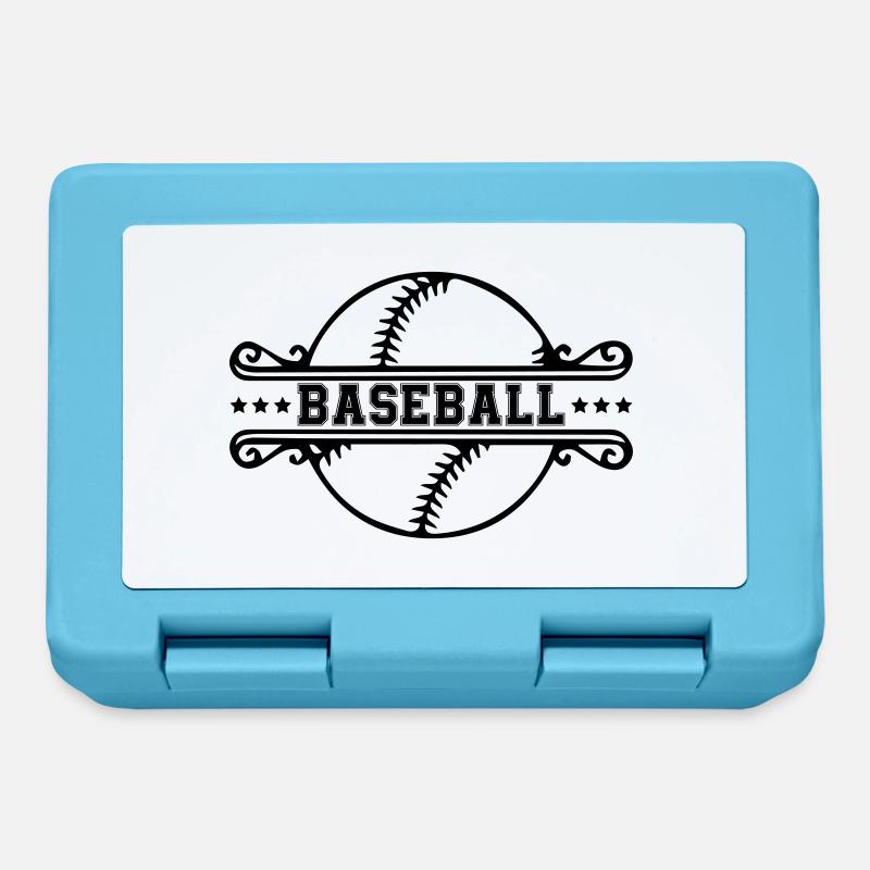 baseball - Brotdose - Saphirblau