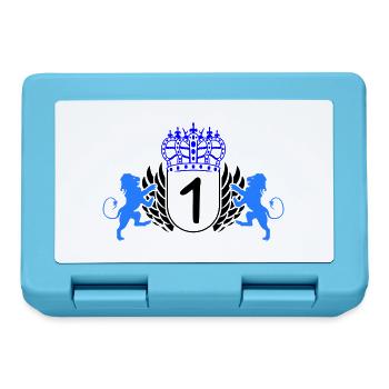 wappen 1 - Brotdose - Saphirblau - Vorne