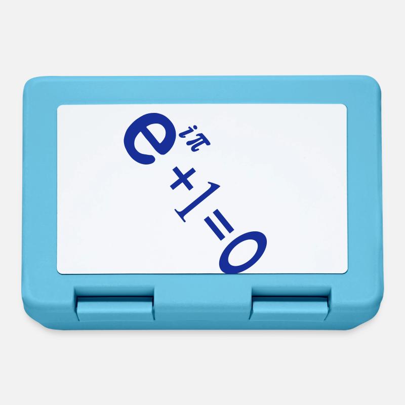 e i pi equation - Lunchbox - sapphire blue