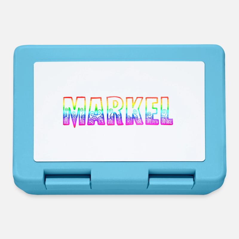 markel rs regenbogen - Brotdose - Saphirblau