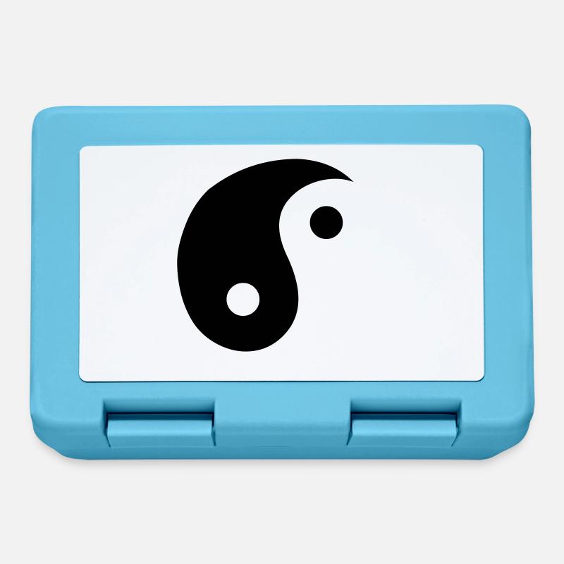 Yin & Yang - Brotdose - Saphirblau
