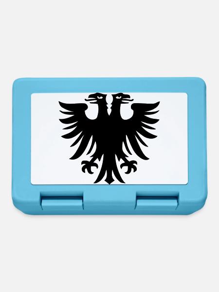 Doppeladler - Brotdose - Saphirblau