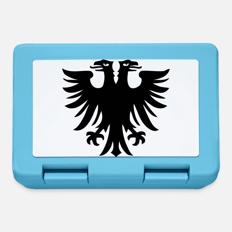 double-headed eagle - Lunchbox - sapphire blue