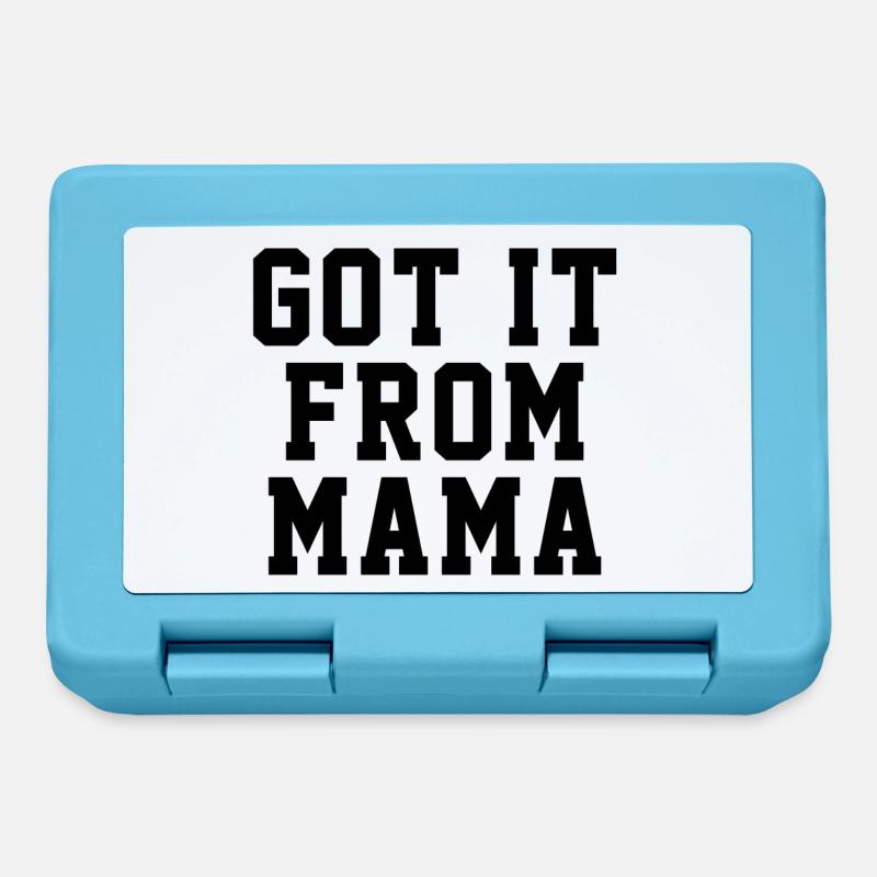 Je l'ai eu de ma maman - Boîte à goûter - bleu saphir